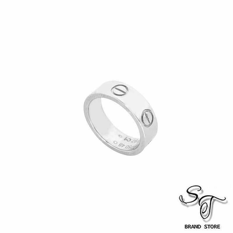 ■カルティエ■Cartierラブリング 750WG　#48【中古A】