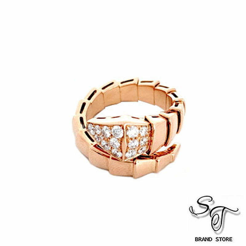 樂天商城 - ■ブルガリ■BVLGARI ブルガリ/リング/セルペンティ ヴァイパー/K18PG/重量約10.6g /M号（約11号）【中古A】