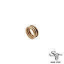 ■ブルガリ■BVLGARI リング/ビーゼロワンリング(2バンド)/#51/750YG/8.0g(4)
