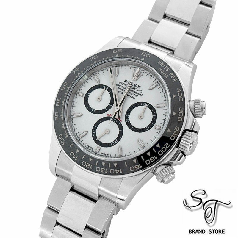 ■ロレックス■ROLEXコスモグラフ デイトナ/126500LNホワイト自動巻き/ステンレススチールメンズ時計【中古A】【使用感あり】
