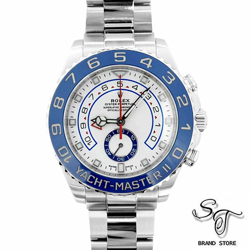 樂天商城 - ■ロレックス■ROLEXヨットマスターII 116680/SS/自動巻/ランダム番/メンズ時計/【中古A】【仕上げ済】【サービスカードあり】