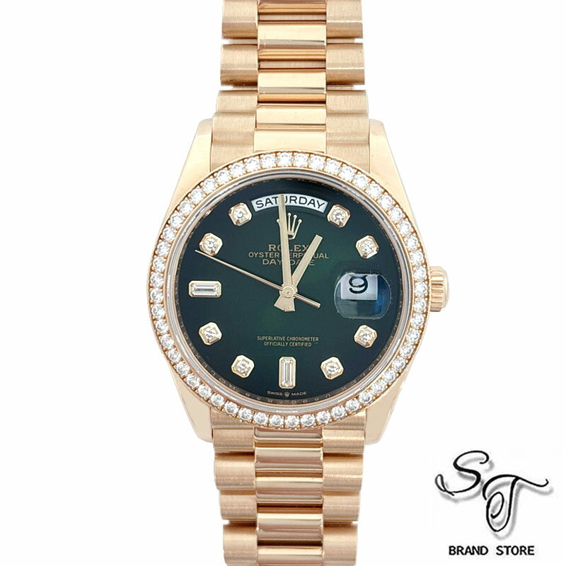 樂天商城 - ■ロレックス■ROLEXディディト 128348RBRグリーンオンブレ文字盤/K18YG/ダイヤ/自動巻き/ランダム/メンズ時計【中古A】