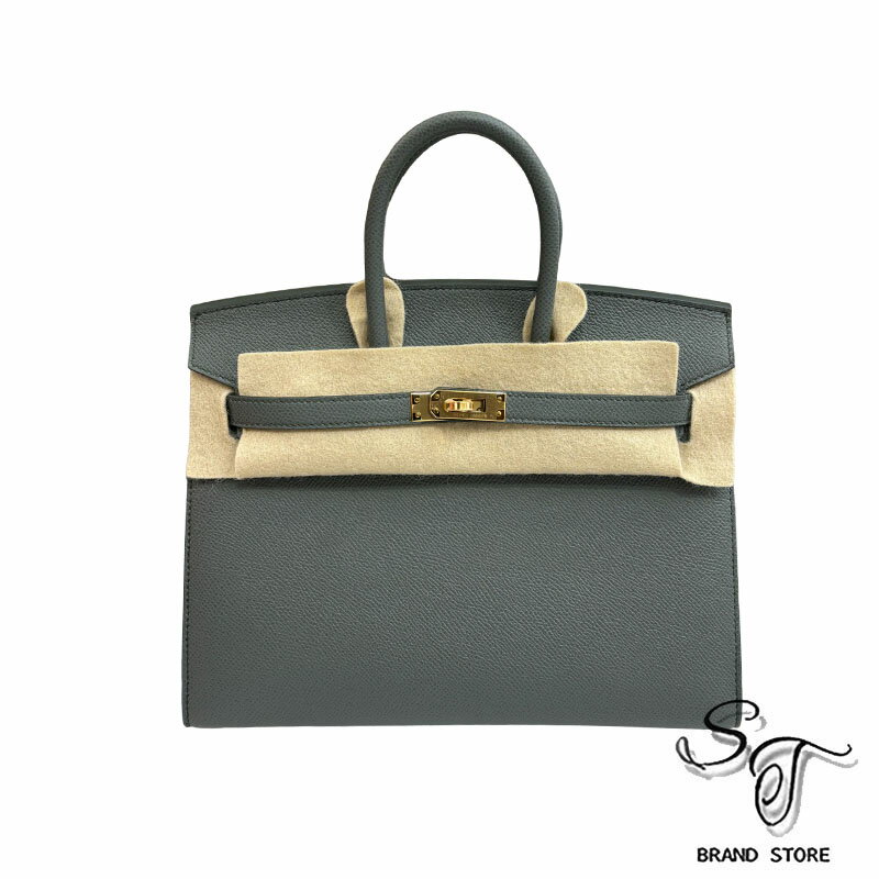 樂天商城 - ■エルメス■HERMES エルメス　バーキン25　ヴェールアマンド セリエ 外縫い エプソン ゴールド金具 Z刻印【未使用展示品】