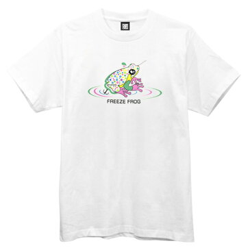 【送料無料】FREEZE FROG/BASS好きにバッチリなフロッグTシャツ☆Tシャツ!釣りパーカー!釣りT!ロゴT!レディース!釣りTシャツ!タイラバ!バス釣り!エギング!ロックフィッシュ!シュノーケル!スキューバダイビング!お洒落!バス釣り!
