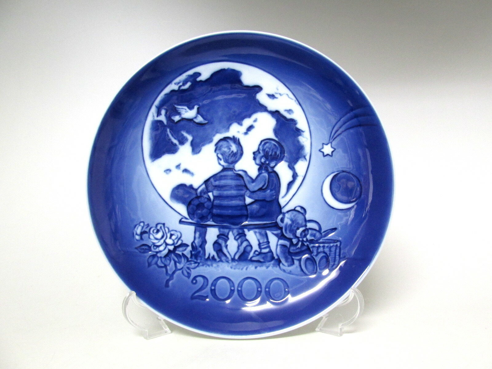 륳ڥϡRoyal Copenhagen䡼ץ졼 ߥ˥ץ졼 2000ǯ The Millennium Plate ١š