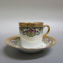 フランス★LIMOGES/リモージュ LEGLE/レグル デミタスカップ&ソーサー ビンテージ 金彩/薔薇 新入荷【中古】