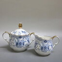 ★ナルミ/NARUMI ミラノ シュガーポット&クリーマー セット 梅/金彩 新入荷【中古】