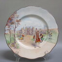 アンティーク★ロイヤルドルトン ROYAL DOULTON HAMPTON COURT/ハンプトンコート宮殿 ヘンリー8世 飾り皿 新入荷 【中古】