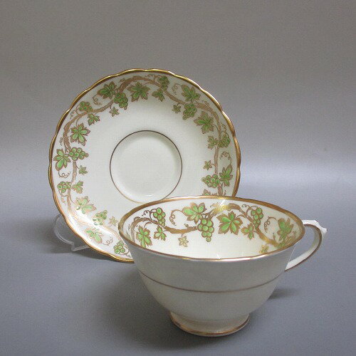 英国★アンティーク★PLANT TUSCAN CHINA/プラント タスカン トスカーナ陶器　カップ＆ソーサー　新入荷【中古】