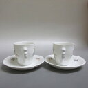 ★ローゼンタール/Rosenthal クラシックローズ/Classic Rose　エスプレッソカップ＆ソーサー　2客ペア　新入荷【中古】