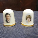 英国製★Thimble　指ぬき　2個　COALPORT コールポートダイアナ妃　ロイヤルウエディング　1981　新商品【中古】