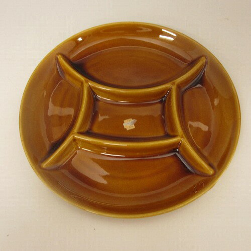 乐天商城 - ★デクサム/Dexam 陶器/ Pottery プレート　5つ切りプレート　ビンテージ/英国 新入荷【中古】