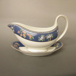 ★ウェッジウッド /Wedgwood 廃盤品 ブルーサイアム/ BLUE SIAM ソースボート グレーヴィー・ボート　新入荷【中古】