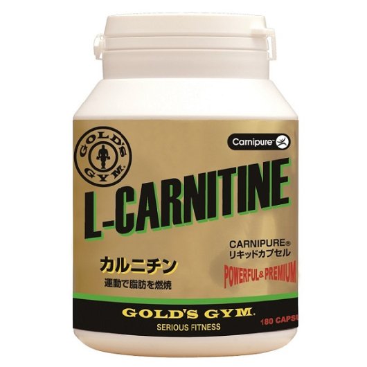 ■ゴールドジム -カルニチンは、100％のL-カルニチン（カルニピュア®）を液体のまま充填したサプリメントです。 ■ カルニチンは、脂肪をエネルギーとして燃焼するミトコンドリア内に、脂肪を運び込む役割をします。体内のカルニチンが十分にないと脂肪燃焼が行えません。 ■カルニチンは、摂取した食物から体内で合成されますが、食物では主に肉類に多く含まれているので、ダイエットなどでこれらの食材を控えているときには意識して摂りたい栄養素です。 体重制限のある競技を行うアスリートやウエイトコントロールを行うかたにお勧めです。 ■CLAのサプリメントと相性がよく。合わせての摂取をおすすめします。例えるならば、陸上競技のリレーのように、素材の働きがCLA→カルニチンとつながります。 《摂り方》 ■1日の摂取量の目安：4粒 ■摂取タイミング：朝食時、運動前　