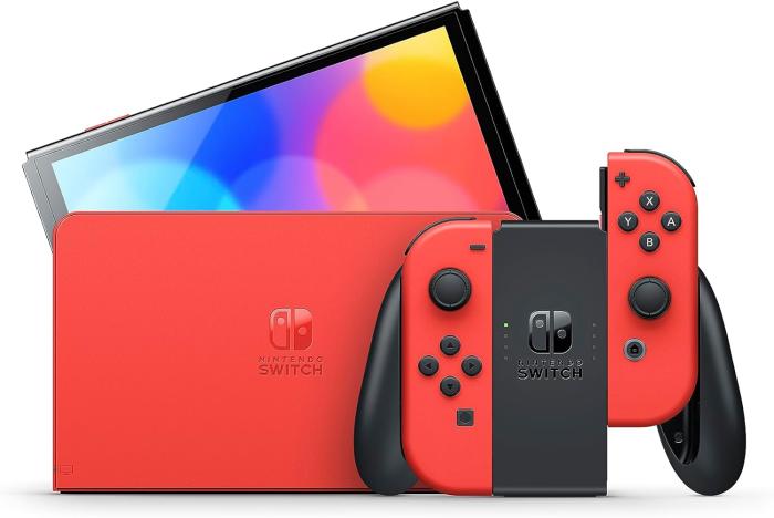 Nintendo Switch(有機ELモデル) [マリオレッド] Nintendo Switch 有機ELモデル 新品 他店保証印なし 5