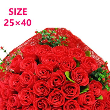 薔薇花束ローズアレンジメント 薔薇 ソープフラワー