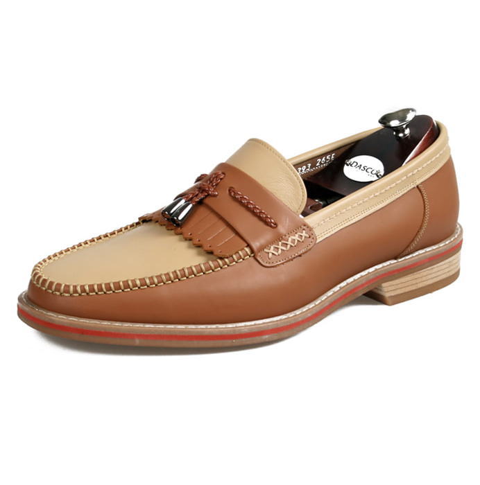 Men'S Shoes - レザーローファー タッセルローファー ローファー メンズローファー レザーシューズ 本革ローファー 紳士靴 ハンドメイドシューズ