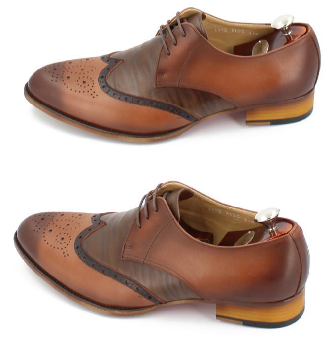 ビジネスシューズ ウィングチップレザーシューズ レザービジネスシューズ メンズビジネスシューズ 本革レザーシューズ オーダーシューズ レザー メンズ メンズシューズ 本革シューズ ハンドメイドシューズ