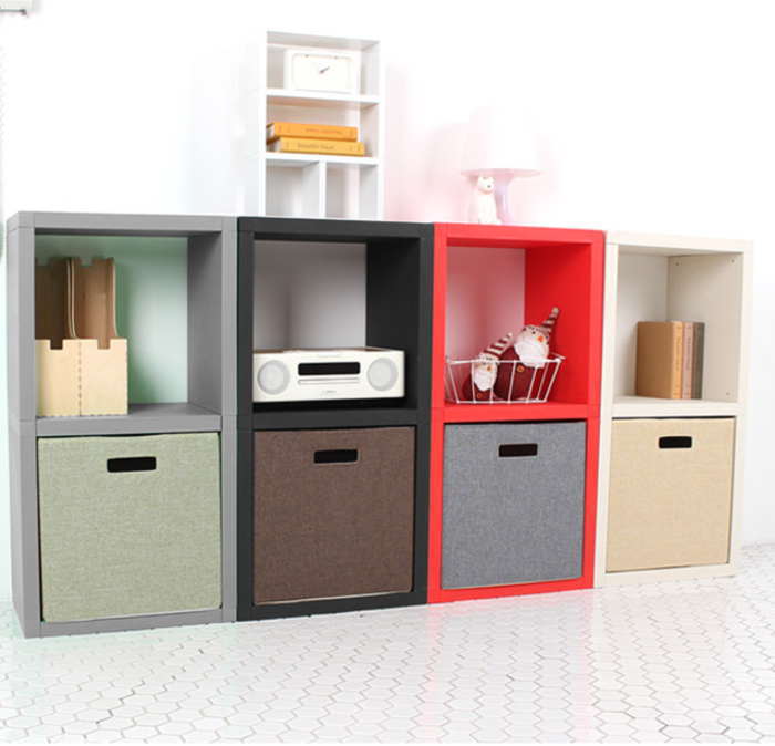 Rakuten - 収納ボックス キューブボックス cubebox カラーボックス 彩りキューブ 組み替え自由 拡張可能 棚 ディスプレイラック シェルフ 本棚 おしゃれ 収納 ラック CUBEBOX【汚れが付きにくい】【洗える】本棚 キューブボックス 収納BOX カラーボックス 収納箱 店舗仕器