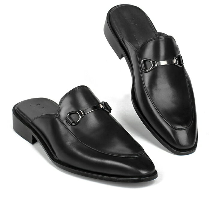 レザーブローファー レザーサンダル かかとなし メンズサンダル サンダル メンズシューズ オーダーシューズ レザー 本革 レザー 靴