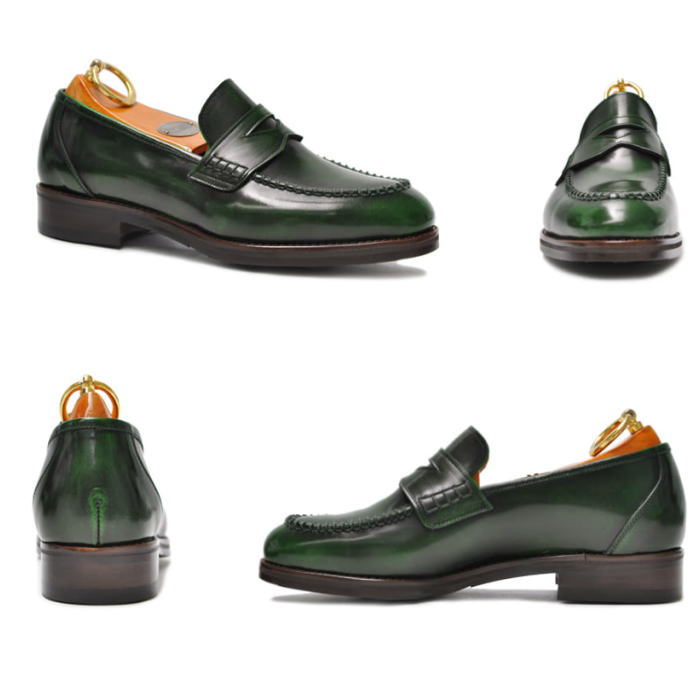 レザーローファー 本革ローファー メンズレザーシューズ メンズビジネスシューズ メンズ 本革 オーダーシューズ 靴