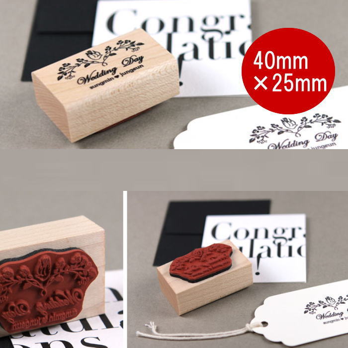 Stamps - スタンプオリジナル ゴム印 オリジナル スタンプオーダー はんこ オリジナルスタンプ 40mm×25mm お名前スタンプ 教育スタンプ 先生スタンプ スタンプワン