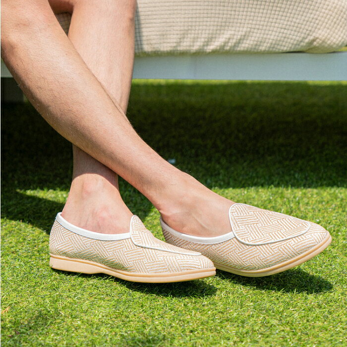 ラタンローファー メンズローファー メンズサンダル ローファーおしゃれ オーダーシューズ 靴