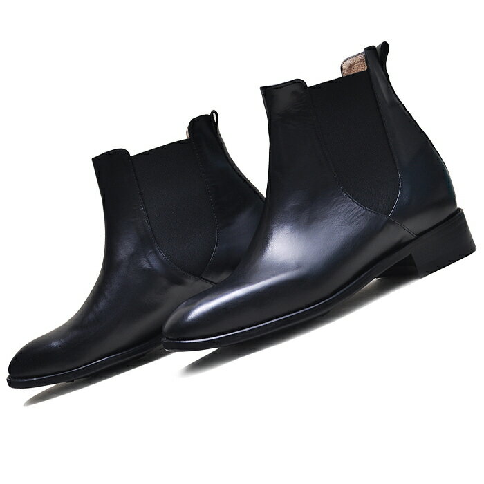 サイドゴアレザーブーツメンズ レザーブーツ メンズブーツ ブーツ 本革 大きいサイズ 靴 小さいサイズ 靴 靴メンズ 靴通販 SHAREハンドメイド 本革