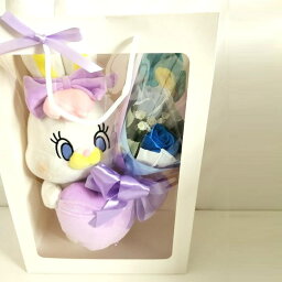 ソープフラワー 花束5本 人形花束 フラワーギフト GIFT FOR YOU ギフトフォーユー