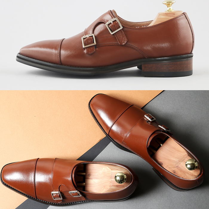 レザーシューズ モンクシューズ ビジネスシューズ メンズシューズ 本革シューズ レザーシューズ オーダ..
