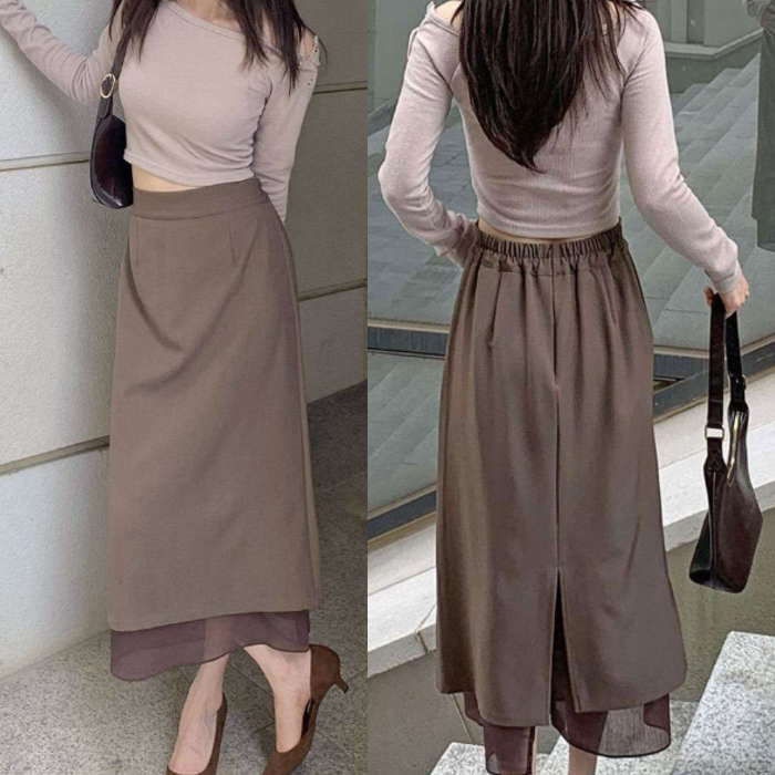 ロングスカート スカート レディーススカート 秋
