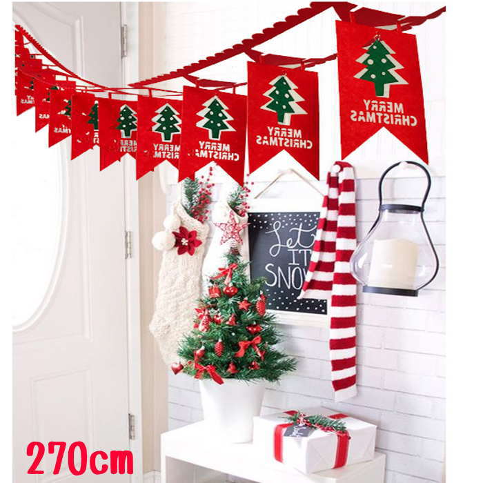 クリスマスフエルトガーランド★ 【こちらは予約商品です】 下記注意事項をご了承の上ご購入をお願い致します。 ※ご注文日より約2週間前後でのお届けとなります。 ※予約商品につきましてはお届け配送日のご指定はできません。 ※商品ご注文後のキャン...