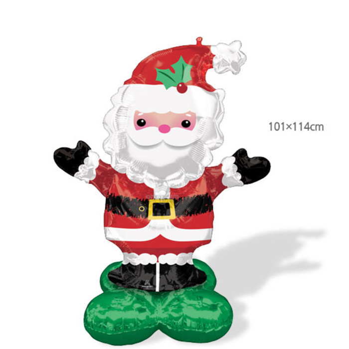 Rakuten - バルーンクリスマス サンタ クリスマス飾り 風船 クリスマス 誕生日 パーティー イベント 店舗演出 飾り付け パーティ飾り 飾り付け サプライズ