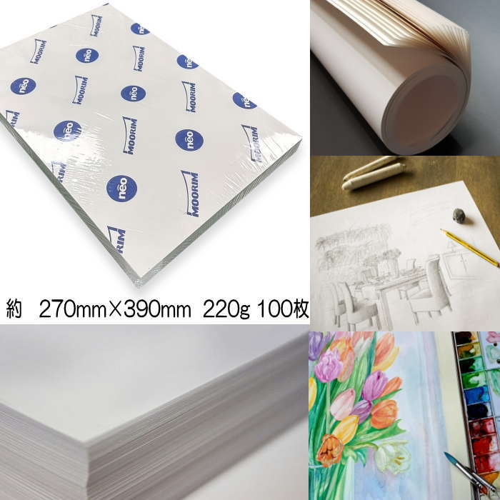 ケント紙 270mm×390mm 220g 100枚 SET です。 【こちらは予約商品です】 ※ご注文日より約2週間前後でのお届けとなります。 ※お届け配送日ご指定不可製品。 ※工場の在庫都合により、在庫切れが生じる場合もございます。その際は早急にご連絡させて頂きます。