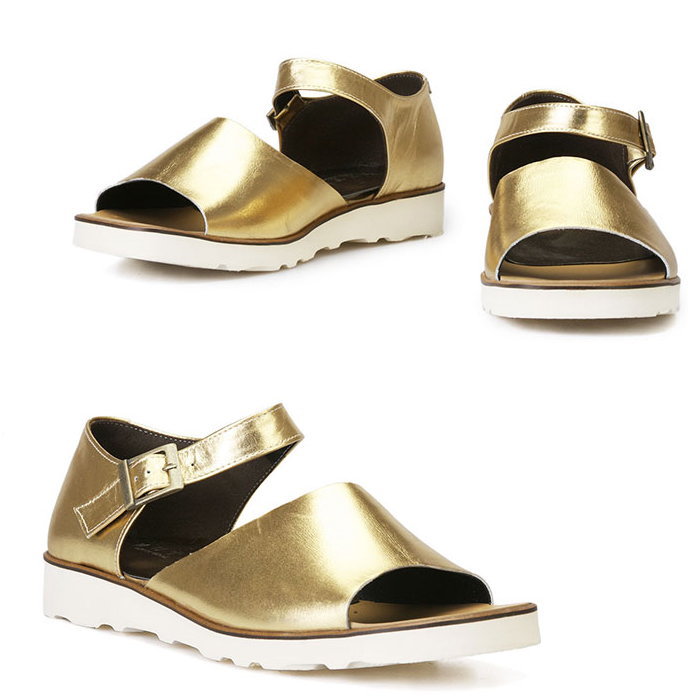 レザーアンクルストラップサンダル 1色 メンズ ハンドメイド サンダル レザーサンダル ストラップサンダル メンズサンダル 靴(4)