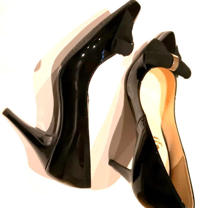 其它 - リボンパンプス レザー