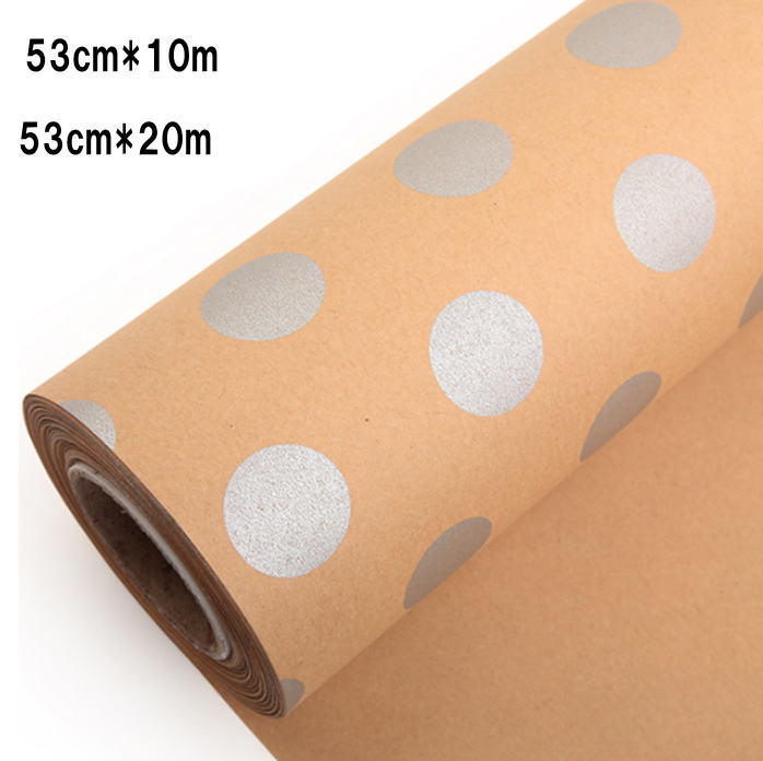 包装紙 ドット柄紙 包装 ラッピング ギフト 業務用 ラッピング用品