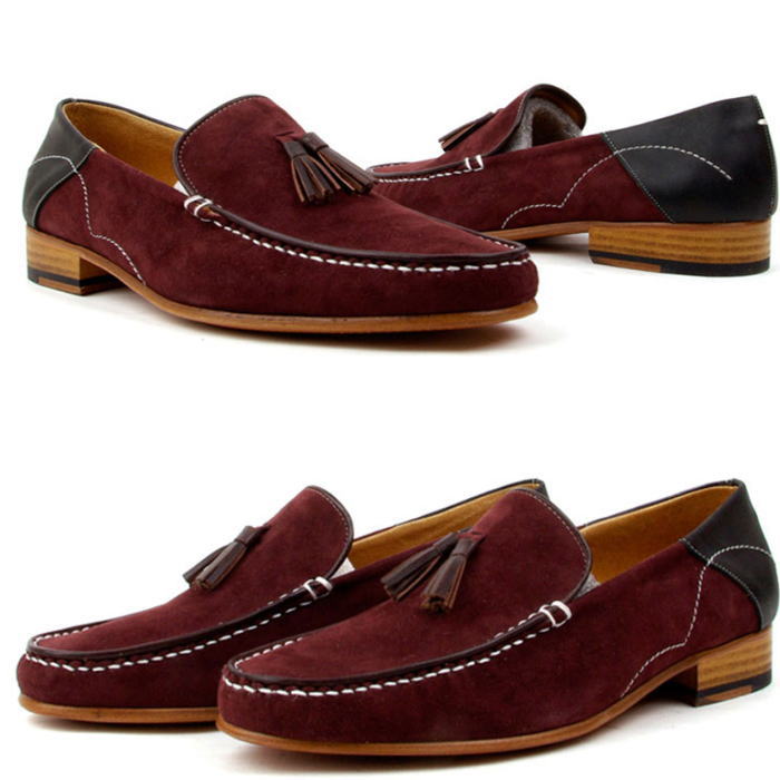 レザーローファー タッセルローファー レザーローファー メンズ　メンズシューズ レザー 本革 レザーシューズ ハンドメイドシューズ