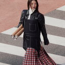 エプロン チェック柄 ロング丈エプロン エプロンワンピース エプロン おしゃれ ロング丈エプロン ワークエプロン 作業エプロン 美容師 エプロン かっこいい エ...