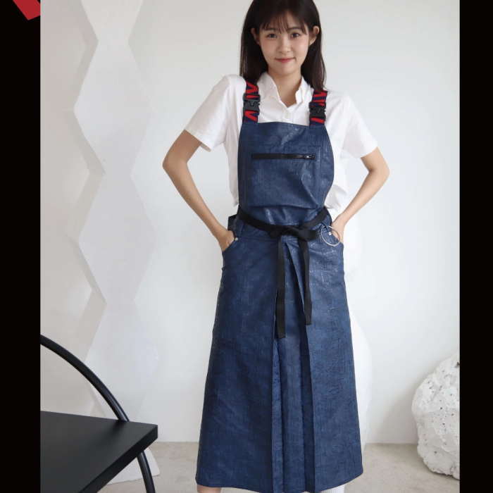 Rakuten - エプロン ロング エプロン おしゃれ エプロン ワークエプロン 作業エプロン 美容師 エプロン かっこいい エプロン 花屋エプロン カフェエプロン ユニフォーム