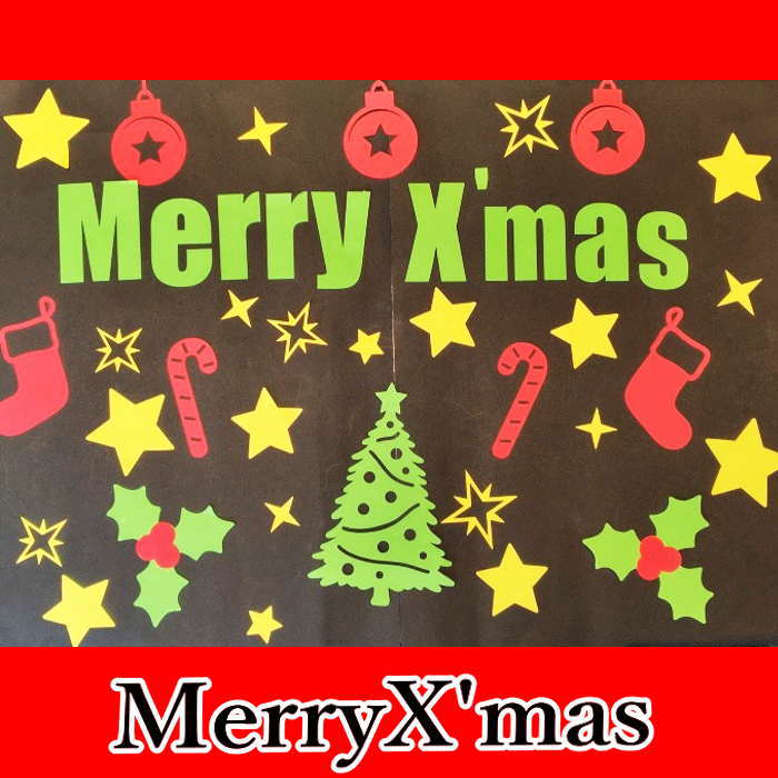 壁面飾り クリスマス 冬 壁面飾り 12月 1月 幼稚園 保育園 学校 病院 施設 知育 壁面装飾 壁面製作