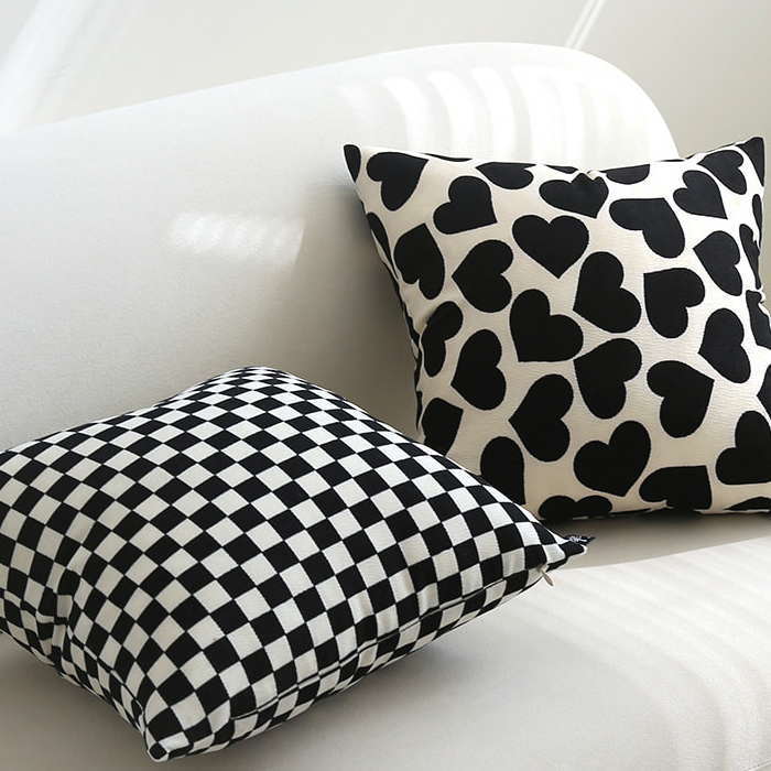 クッションカバー ハート クッション 35*35 40*40 45*45 50*50 60*60 カバー 柄 インテリア 演出 可愛い おしゃれ クッション