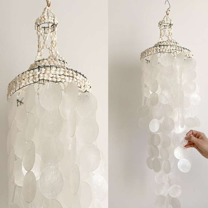 シェル 風鈴 貝殻 風鈴 夏休み工作 シェル モービル （DIYタイプ）吊り下げ シェル 雑貨 インテリア 海雑貨