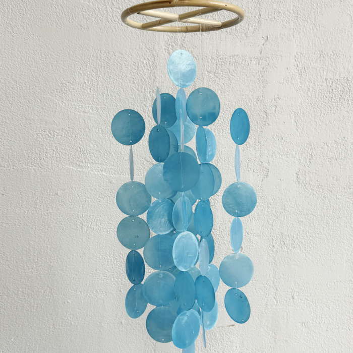 シェル 風鈴 貝殻 風鈴 夏休み工作 シェル モービル （DIYタイプ）吊り下げ シェル 雑貨 インテリア 海雑貨