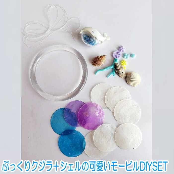 貝風鈴 シェルモービル DIY 貝殻 風鈴 夏休み工作 子供工作 イベント シェルモービル 貝風鈴 貝モービル