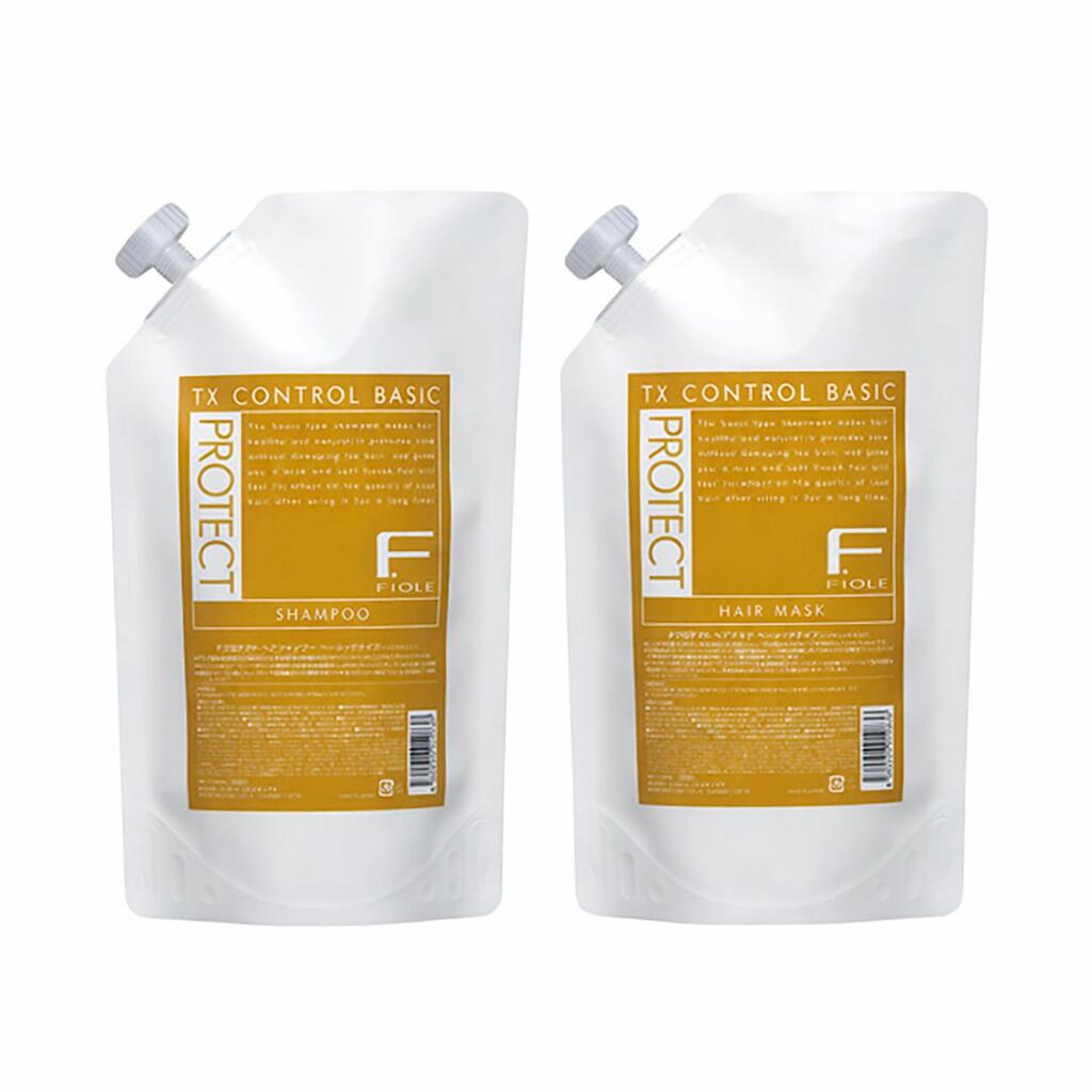 【楽天最安値/送料無料】フィヨーレFプロテクトベーシックシャンプー＆トリートメントレフィル1000ml+1000g