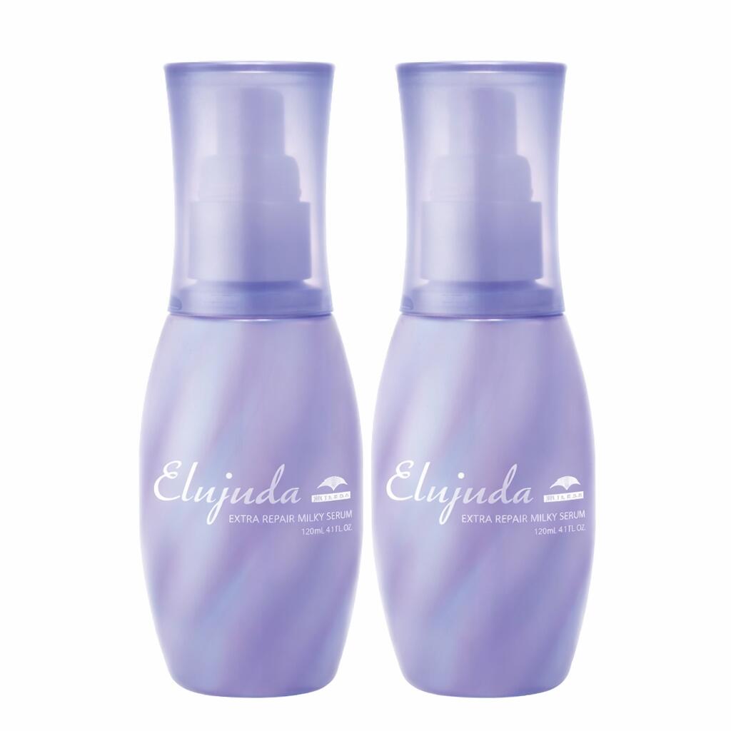 【300円OFFクーポン配布中】ミルボン エルジューダ エクストラリペア ミルキーセラム 120ml2本セット MILBON 正規品 アウトバストリートメント ヘアケア ヘアオイル ヘアサロン専売品 美容室専売品 まとまり ツヤ 艶 ダメージ補修 ハイダメージ毛 　送料無料