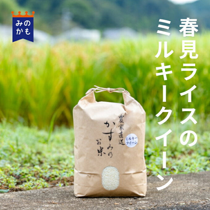 ミルキークイーン3kg 令和3年度新米 白米 精米 米 お米 岐阜県産 農家直送 春...