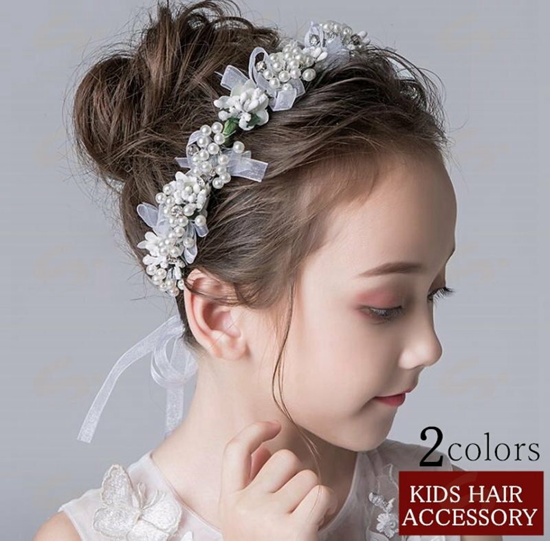 カチューシャ ティアラ ヘッドドレス 発表会 女の子 フォーマル発表会 結婚式 子ども キッズ パーティ..
