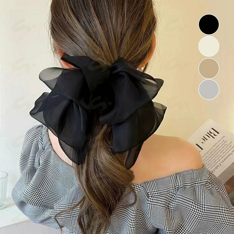 樂天商城 - ビックリボン バレッタ ヘアアクセ韓国風 おしゃれ ヘアアクセサリー レディース フェミニン まとめ髪 大人かわいいヘアアレンジ 大きめ髪留め リボンクリップ上品1MOCHA-001